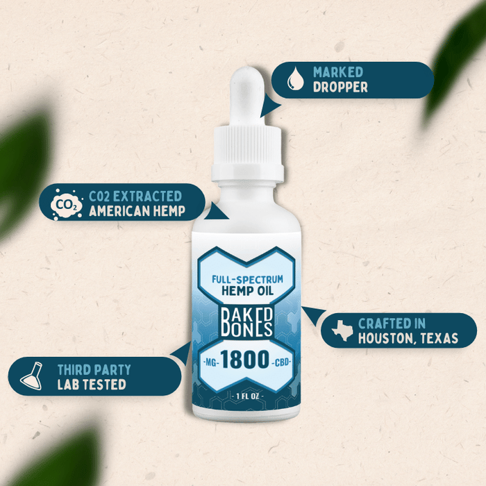 1800 MG HEMP OIL - EXTRA-STRENGTH – BakedBones